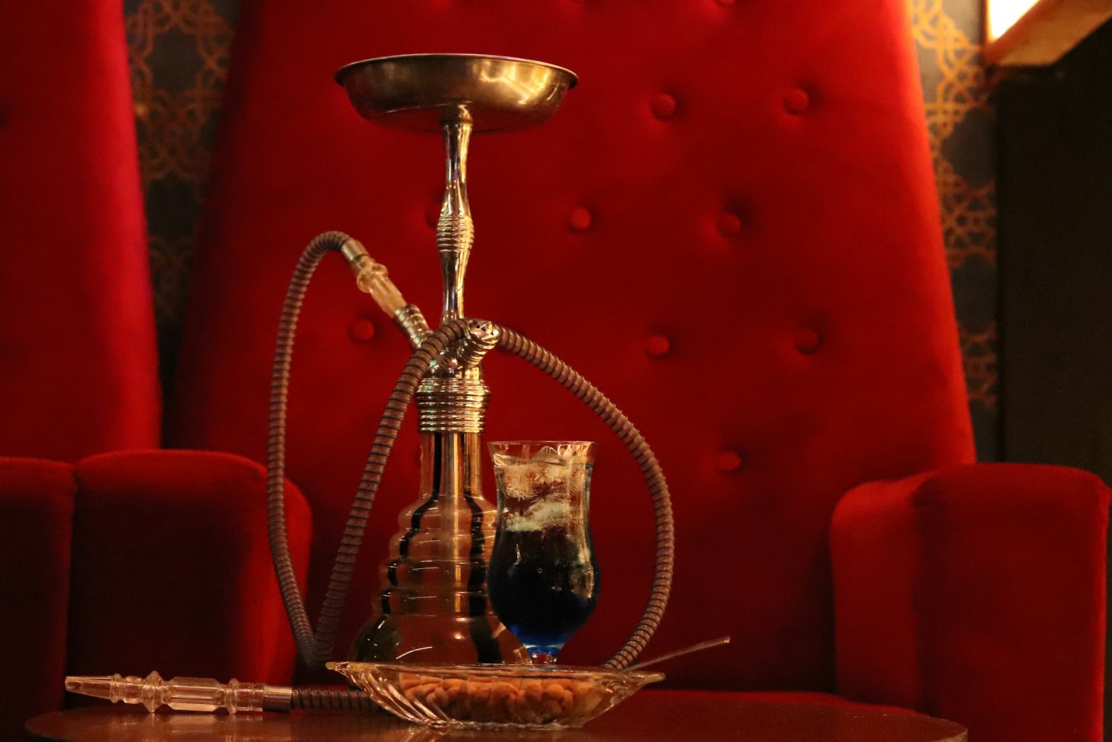 Shisha und Cocktail